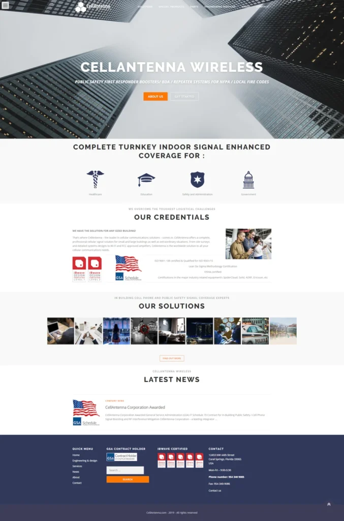Website and e-commerce development