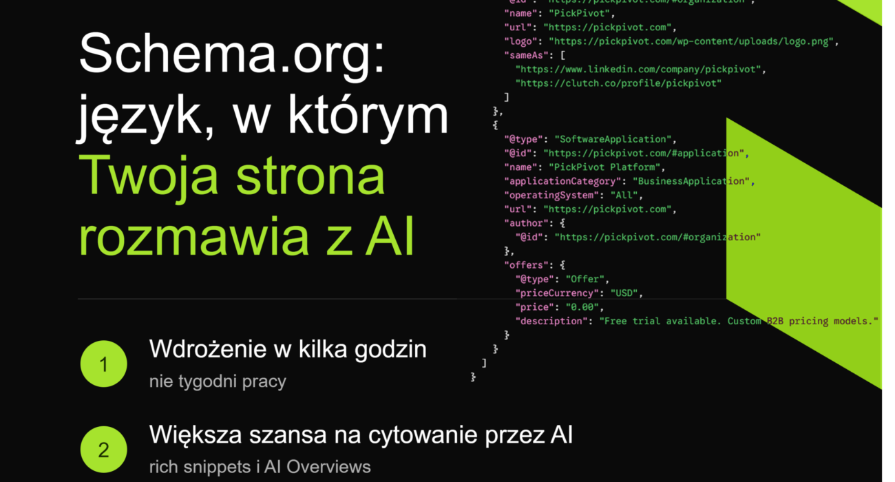 Schema.org to już nie dodatek do SEO — to język, w którym Twoja strona rozmawia z AI.
